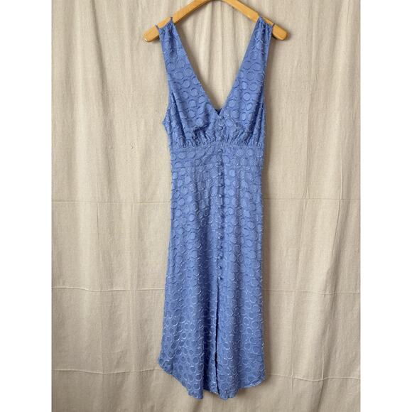 Current Air Anthropologie Womens Baby Doll Fairy Peasant Dress Size S Periwinkle - Picture 1 of 9